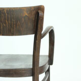 Thonet office armchair in oak, Czechoslovakia circa 1930s