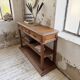 19th-century oak console table