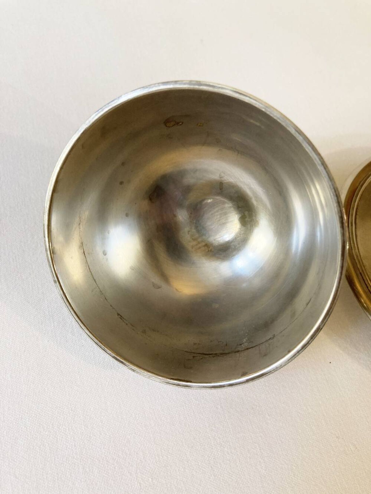 Silver-plated butter dish with elephant motif