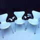 Chaise grise Mod. 3207 Arne Jacobsen