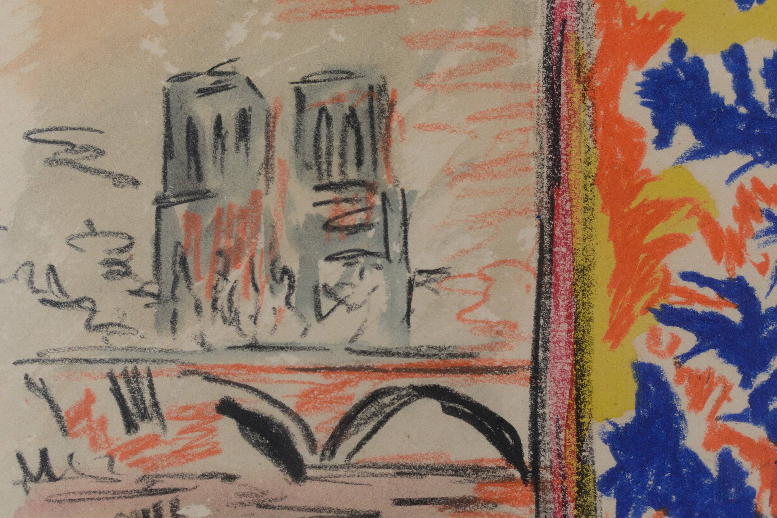 Henri Matisse - Follower - Crayon Study of a Girl