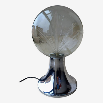 Lampe de table boule de cristal de l’ère spatiale