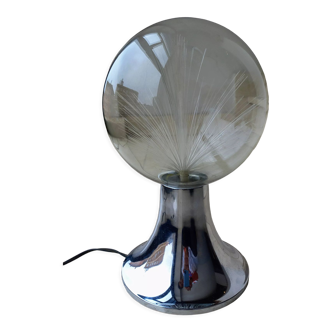 Lampe de table boule de cristal de l’ère spatiale