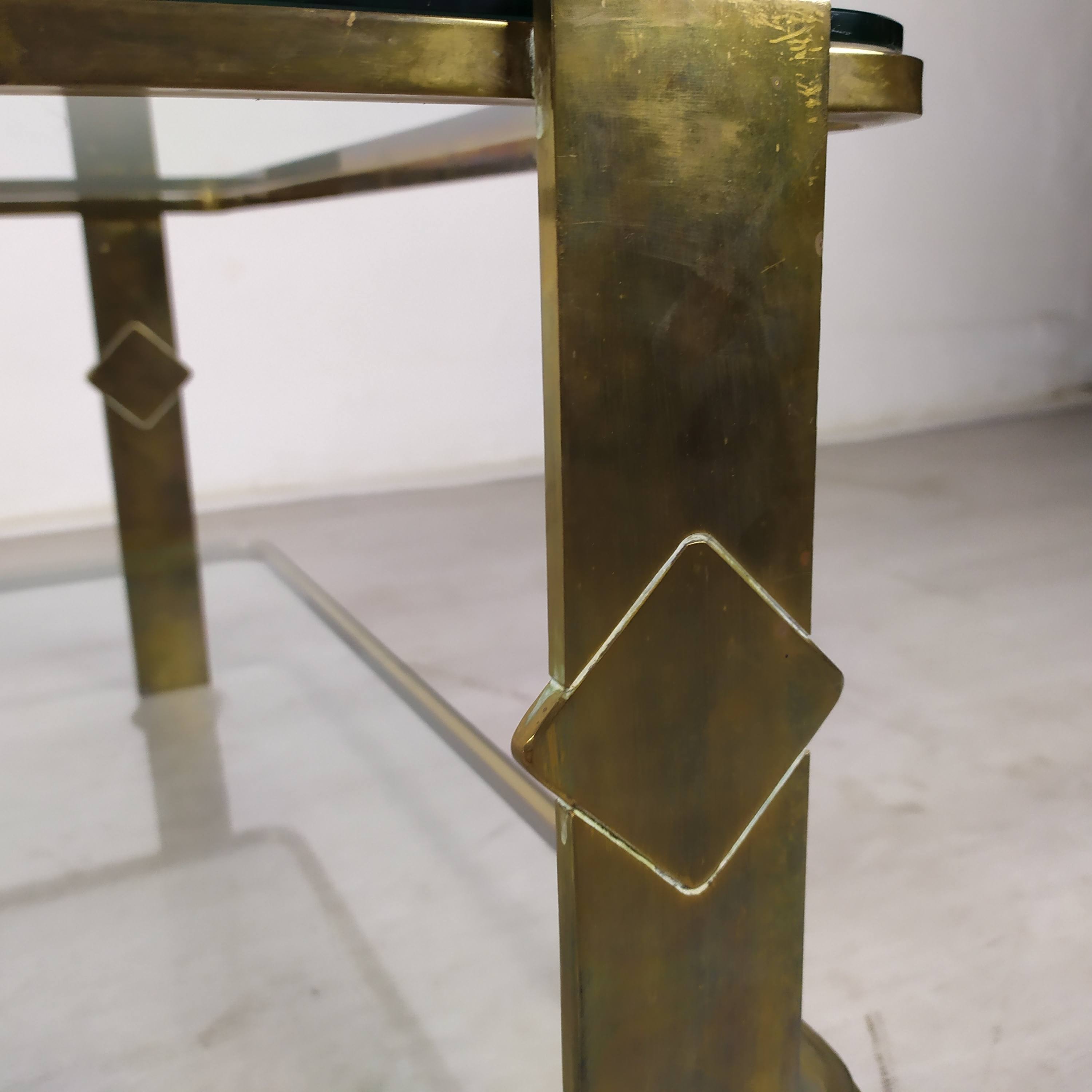 Coffee table bronze house malabert