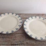 Paire de plats Terre de Fer