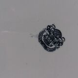 Plat ovale ancien J.Vieillard Bordeaux