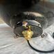 XXL industrial suspension in black enamelled sheet metal