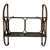 Rattan wall shelf 1970