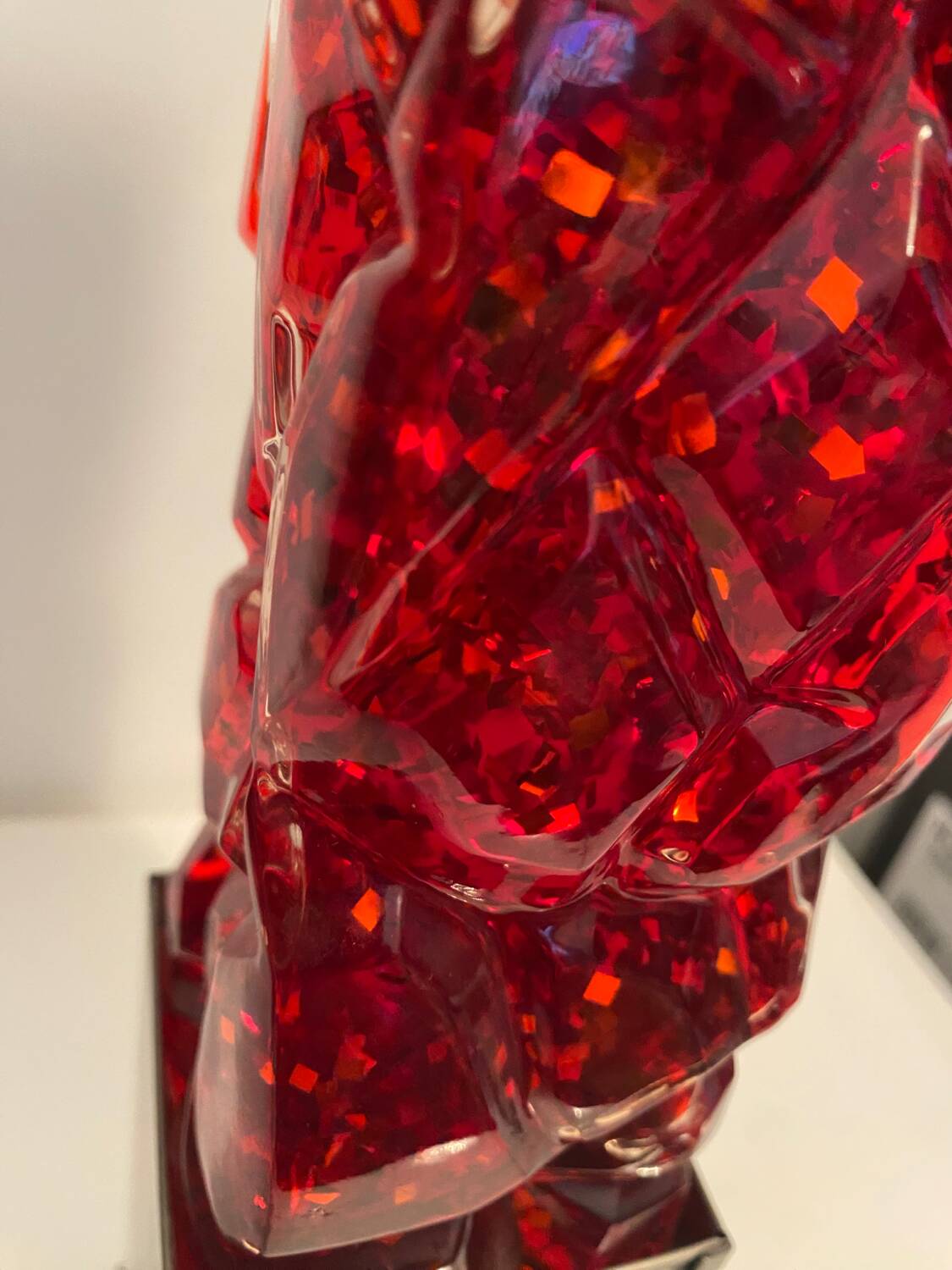 70s glitter lamp