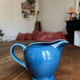 Petit pichet en porcelaine bleue Made in England