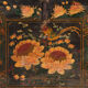 Antique chest painted in pine wood – China, circa 1900