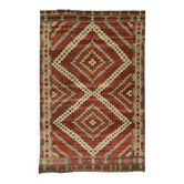 Grand Kilim Turkish Anatolia 175x250 cm Vintage Geometric Handwoven