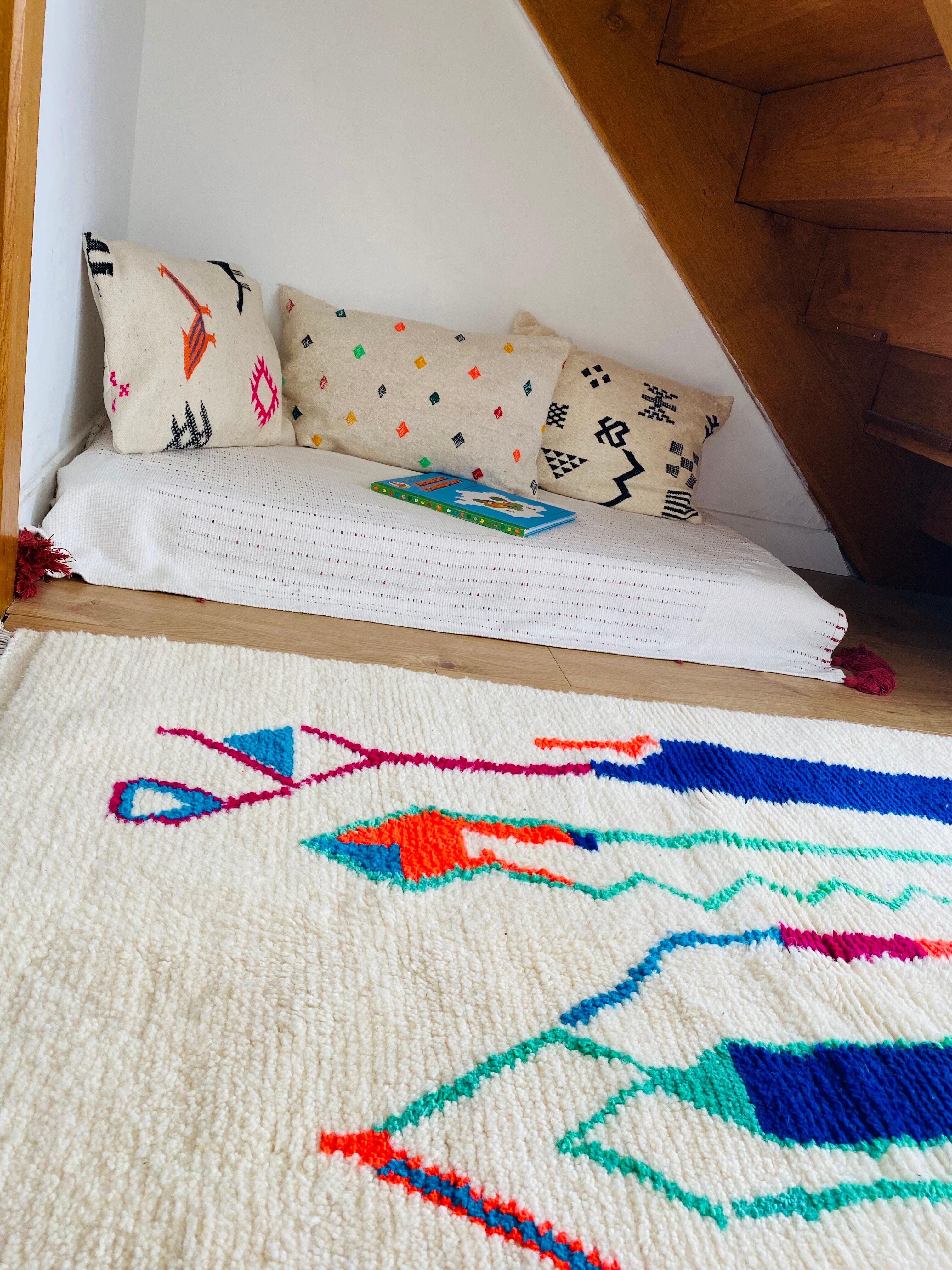 Moroccan Berber rug, Azilal, in thick wool