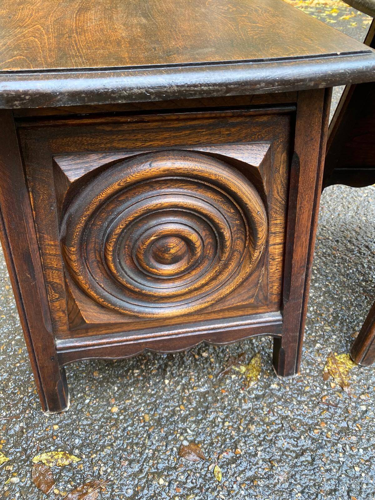 2 Breton bedside tables in solid wood