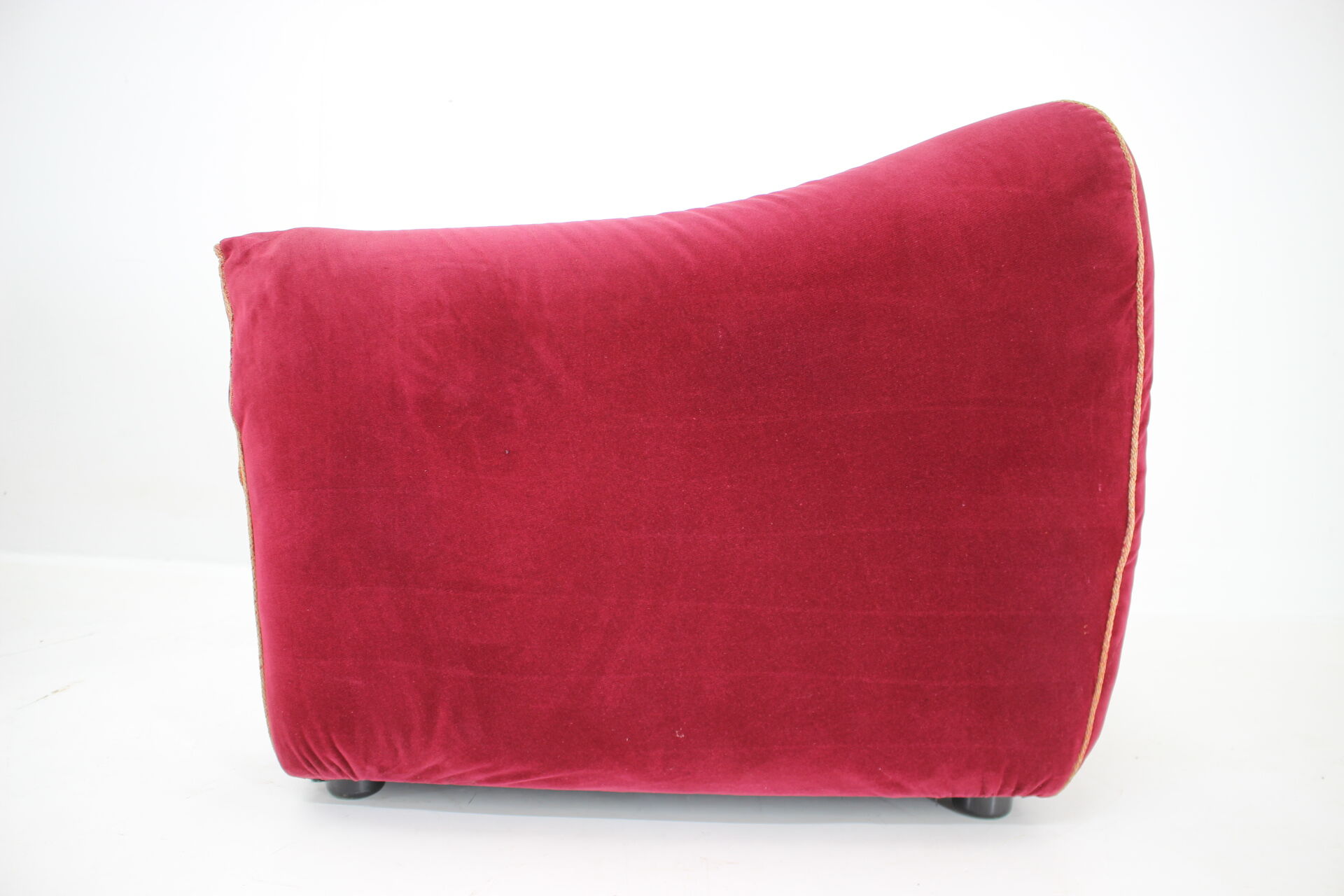 Paire de fauteuils italiens en velours années 1970
