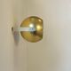 Pair of vintage brass wall lights by PARSCOT, France, 1970