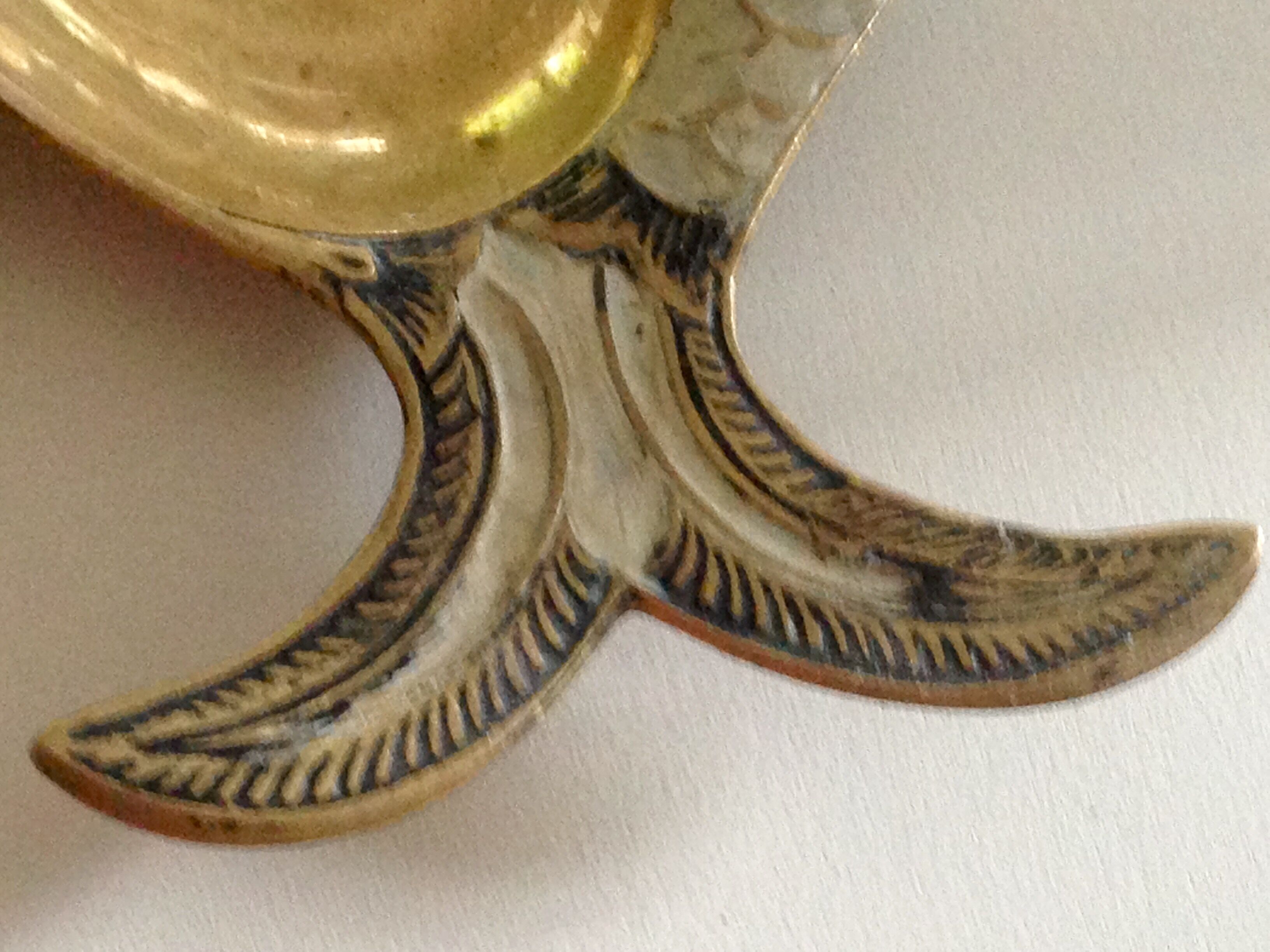 Trinket bowl fish brass