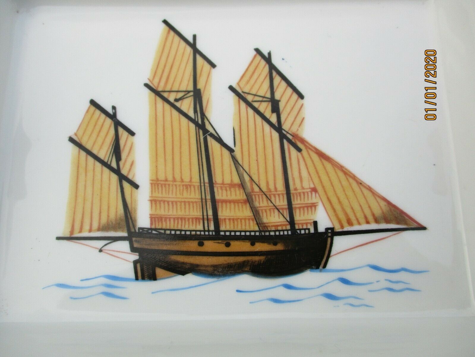 Hermes ashtray porcelain