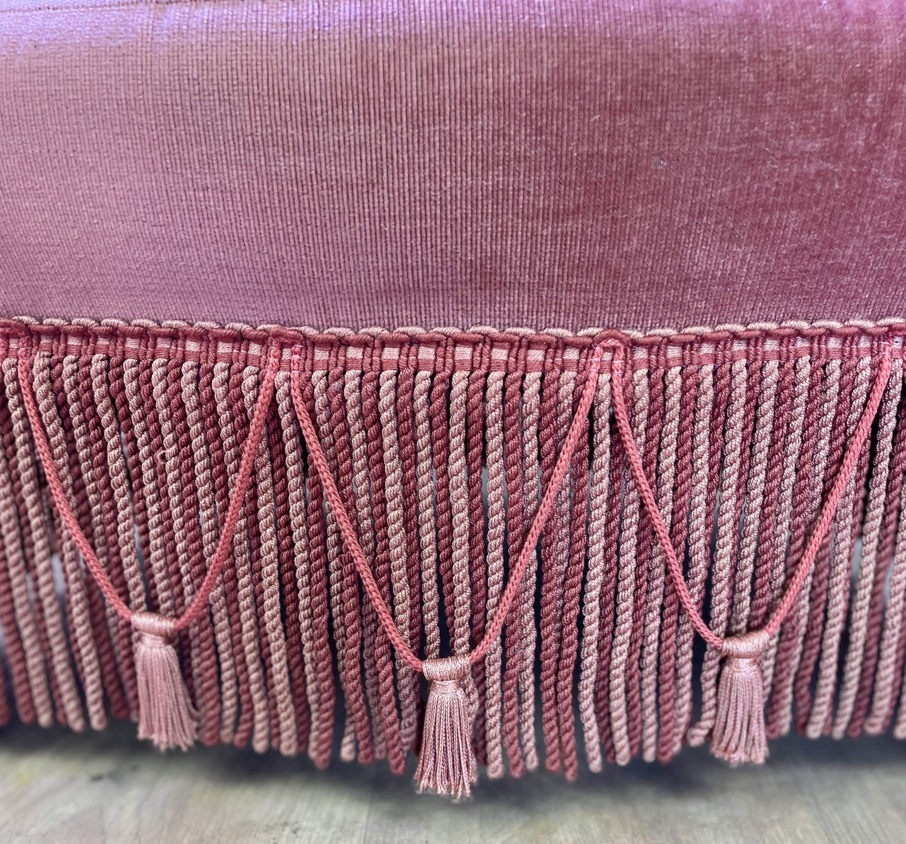 Vintage pink toad armchair