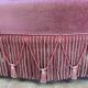 Fauteuil crapaud rose vintage