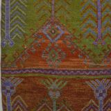 Colorful Vintage Handknotted Vintage Runner sku 1247