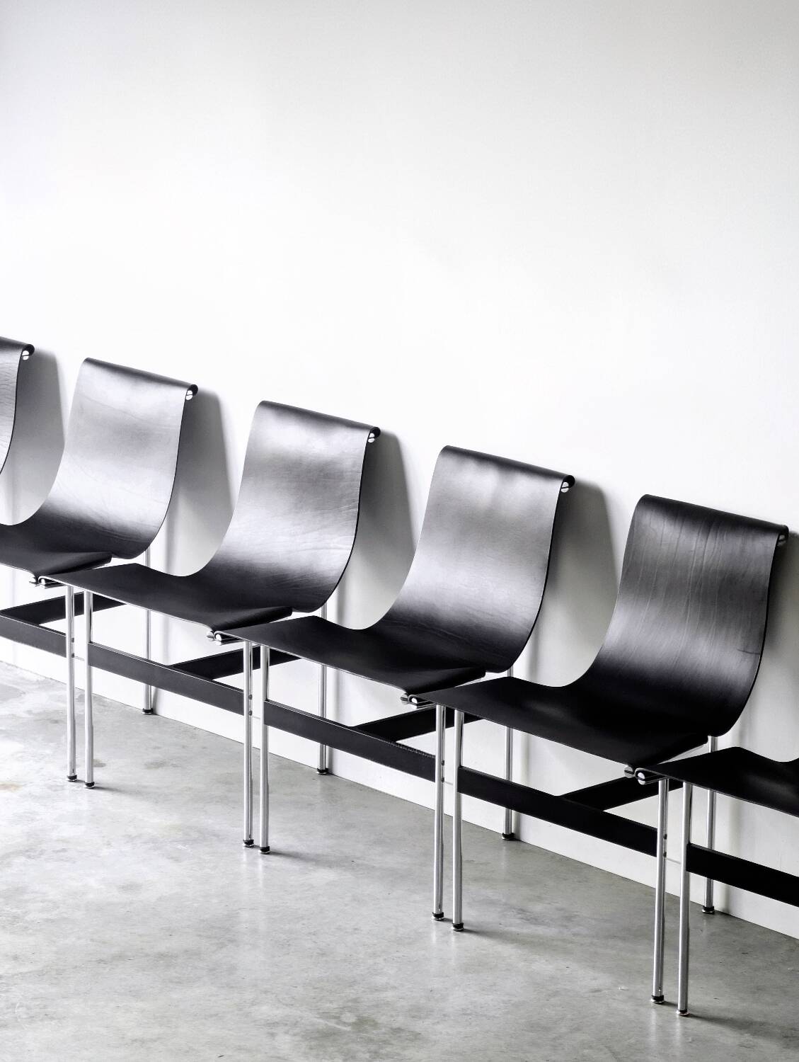 6 vintage 3LC T Chairs, W. Katavolos edition Laverne Int. 1952
