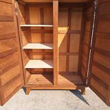 Vintage René Gabriel wardrobe, old furniture known as disaster victims