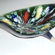 Former cup tripod signed A.Dressinval bright colors France