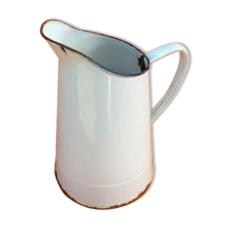 Broc / Pitcher old enamelled sheet 1940s