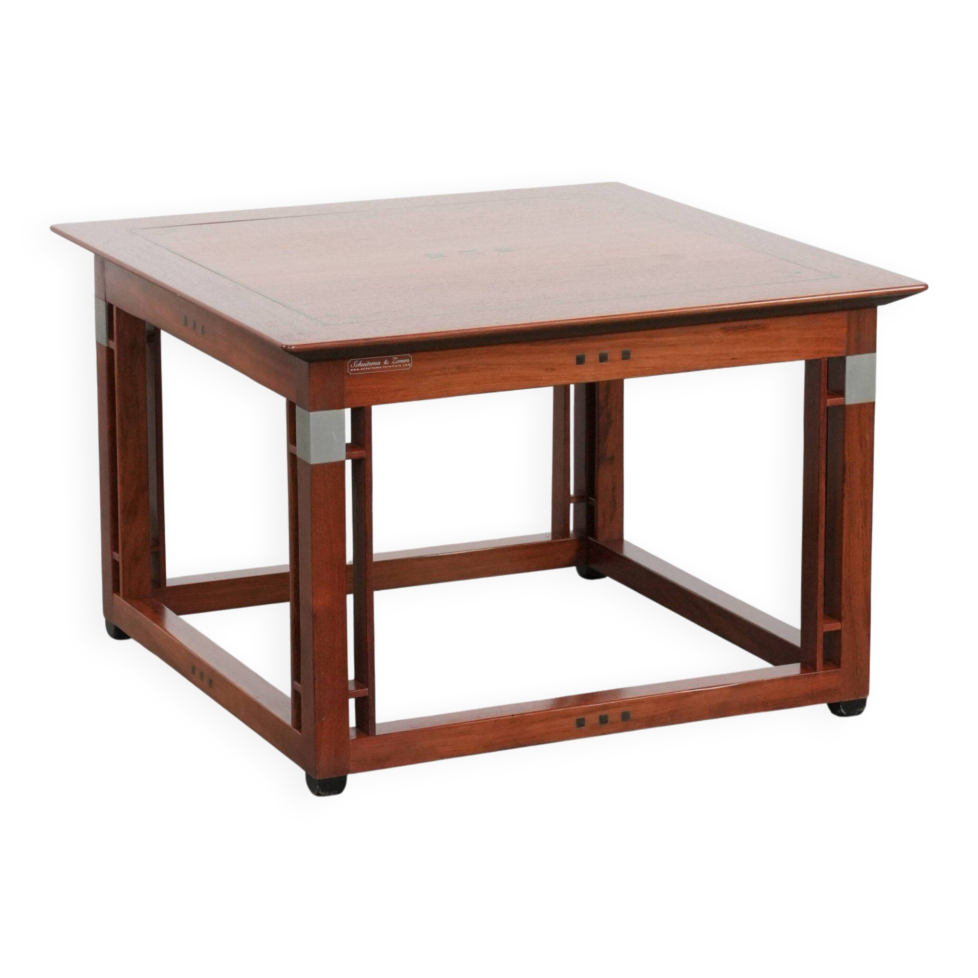 Square Art Deco design side/coffee table in properly used condition