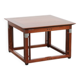 Table d'appoint/café en design Art Déco carré en bon état d'utilisation.