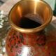 Cloisonné metal vase
