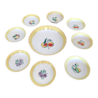 9 pieces dessert service