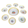 9 pieces dessert service