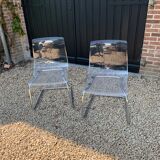 Pair of plexi chairs