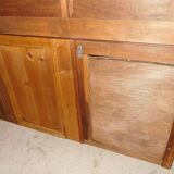 Large bibliothic 3 low-door walnut
