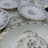 Haviland and SFP dessert service - birds of paradise