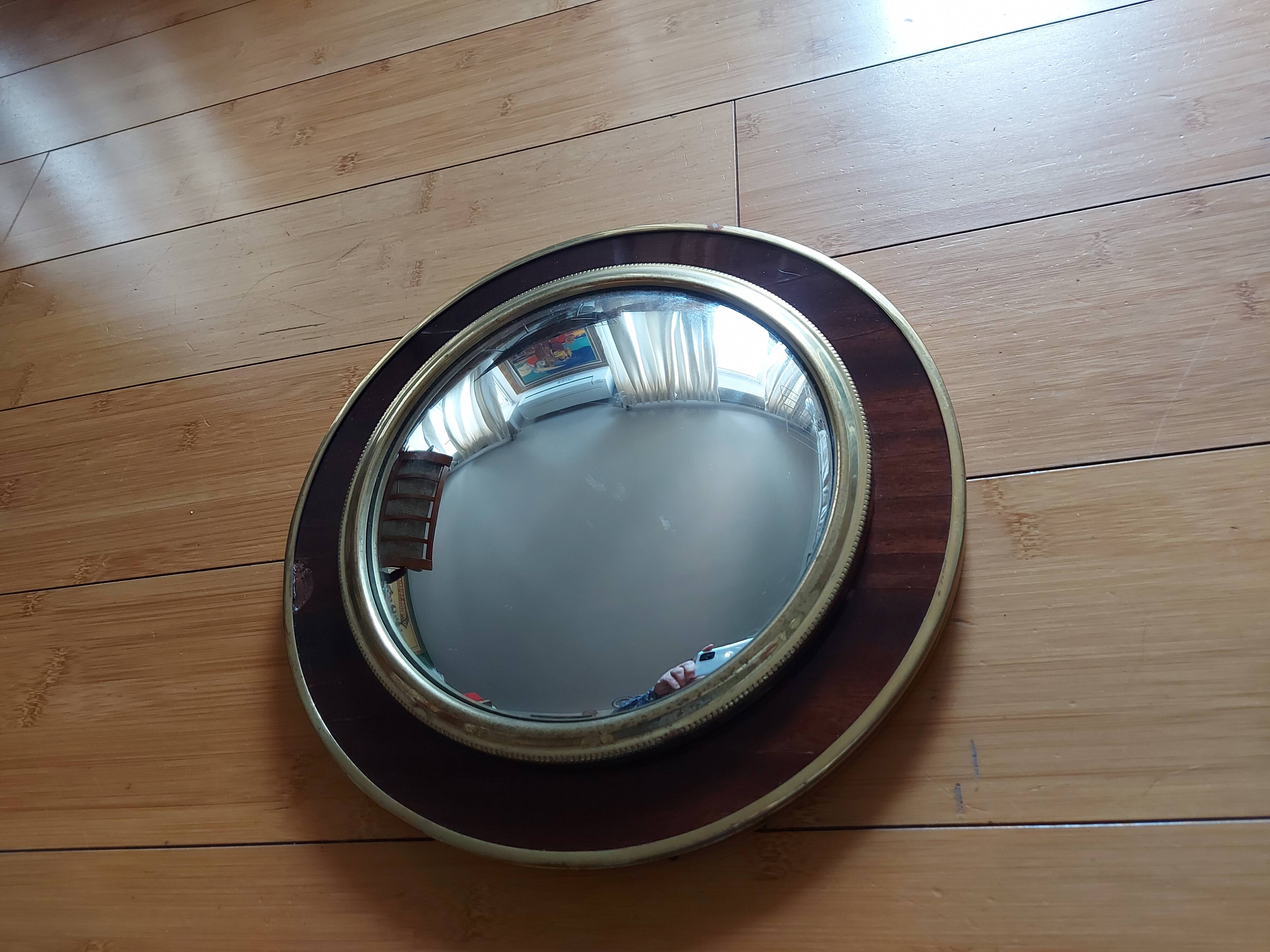 Vintage witch mirror 33cm