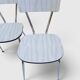 Set of 4 vintage Formica chairs – 1960s