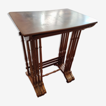 4 trundle tables style Napoleon lll