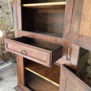 Armoire Louis XIII en chêne massif, pointes de diamant, XVIIe siècle