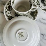 6 Ridgway Staffordshire Windsor teacups and saucers
