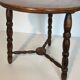 Turned wood coffee table by Charles Dudouyt