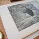 Printed in 1898, Fingal's Cave, Scotland.