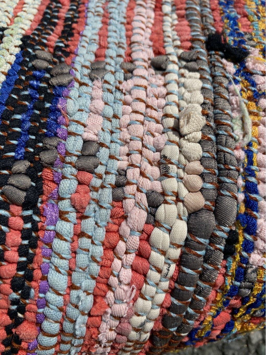 Carpet berbere boucherouite red 110×230 cm