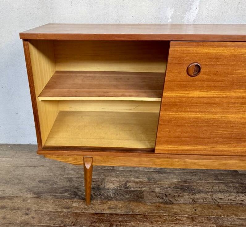 Petite enfilade vintage en teck 200 cm