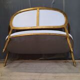 Louis XVI living room in gilded wood