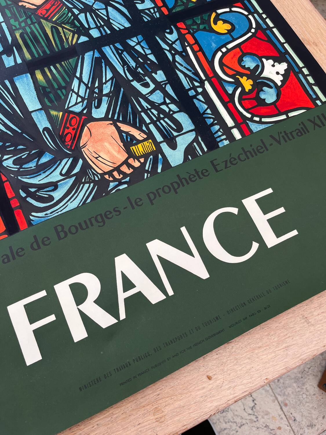 Affiche la cathédrale de Bourges