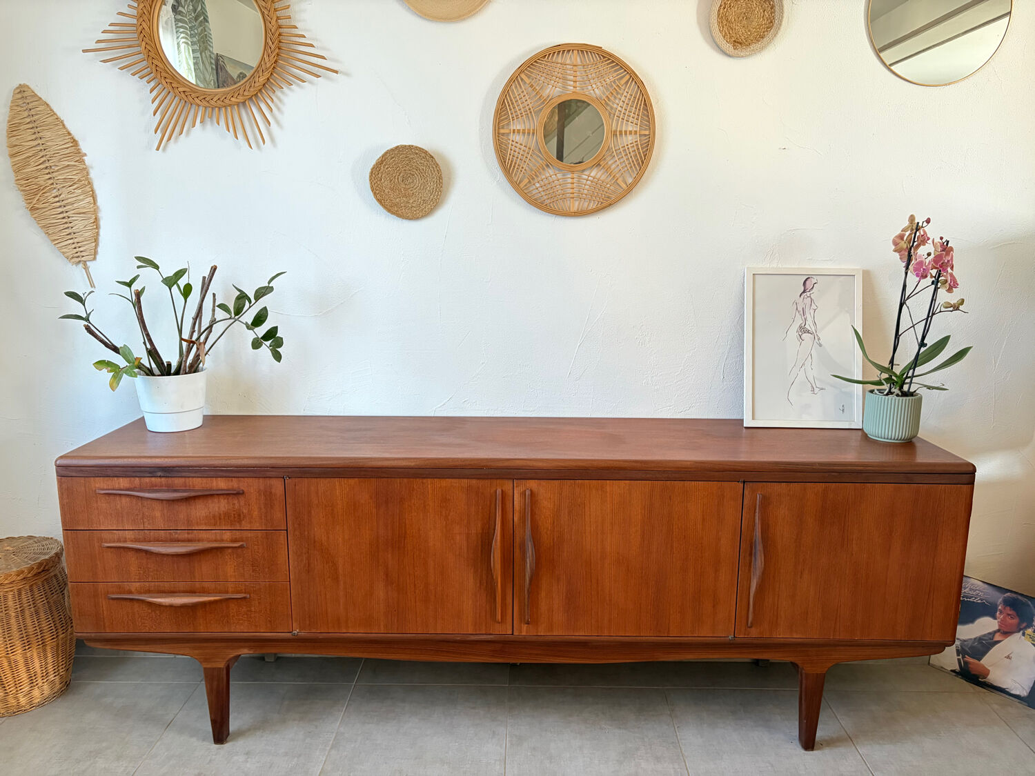 Vintage teak sideboard