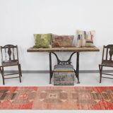 3x10 Rose Red Turkish Vintage Runner Rug,  80x309Cm SK 20304